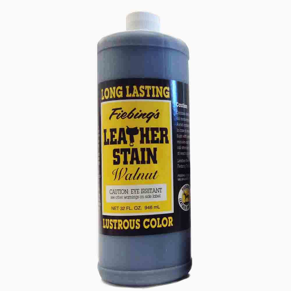 Fiebing's Leather Stain, Ledereinziehfarbe mit Leinl, WALNUT 946 ml Nussbaum